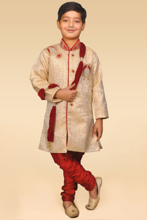 Dupion Silk Kurta Pajama for boy For Eid