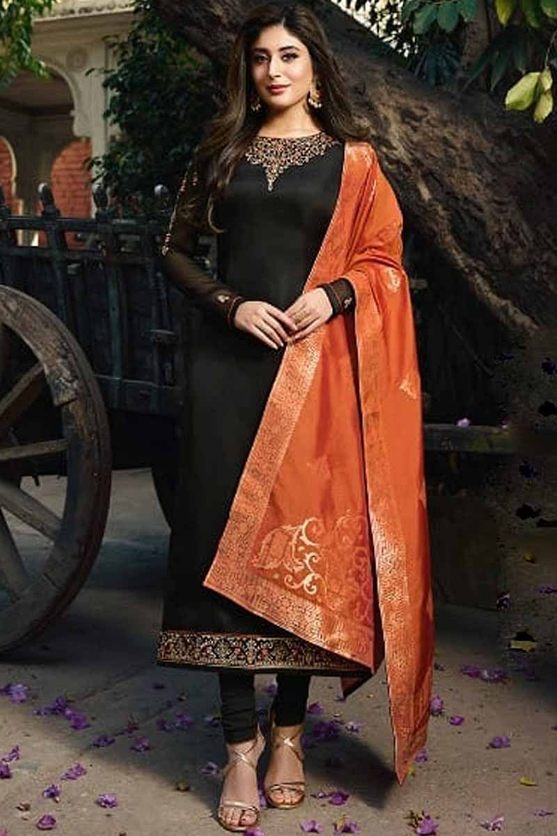 Full black churidar hotsell