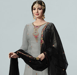 Latest collection of Karwa Chauth Plus Size Indian Dresses Online. Shop Now!